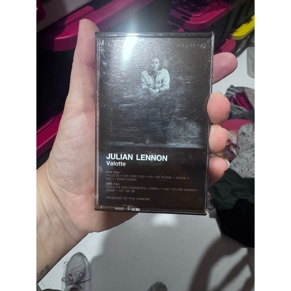 Julian Lennon Valotte Cassette Tape 1984 Atlantic 7 80184-4 Vintage Pop Rock